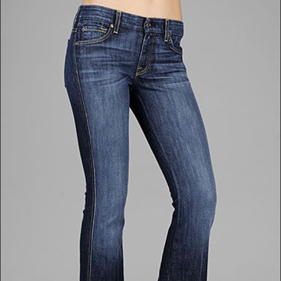 NWT 7 For All Man Kind ‘A’ Pocket Flare Leg Jeans - Picture 4 of 5